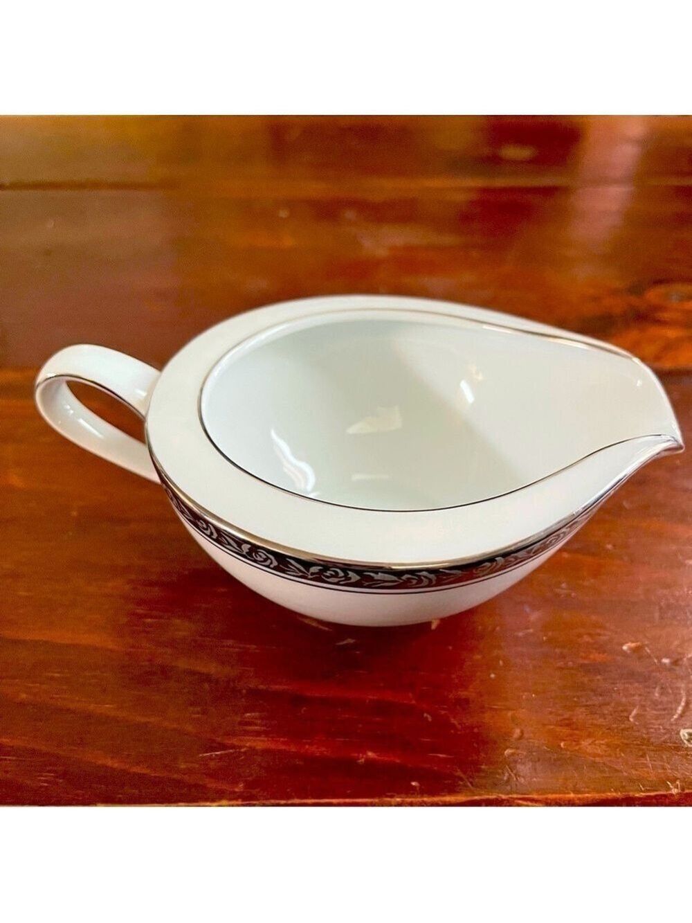Noritake Silvester 6340 Authentic Japanese Creamer w/ Trim Rose Pattern